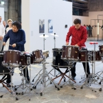 Die Perkussionisten von "Double Beats" Ni Fan und Lukas Böhm